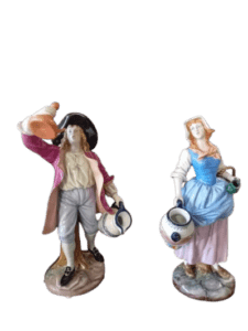 Coppia statuette GINORI Epoca XIX secolo